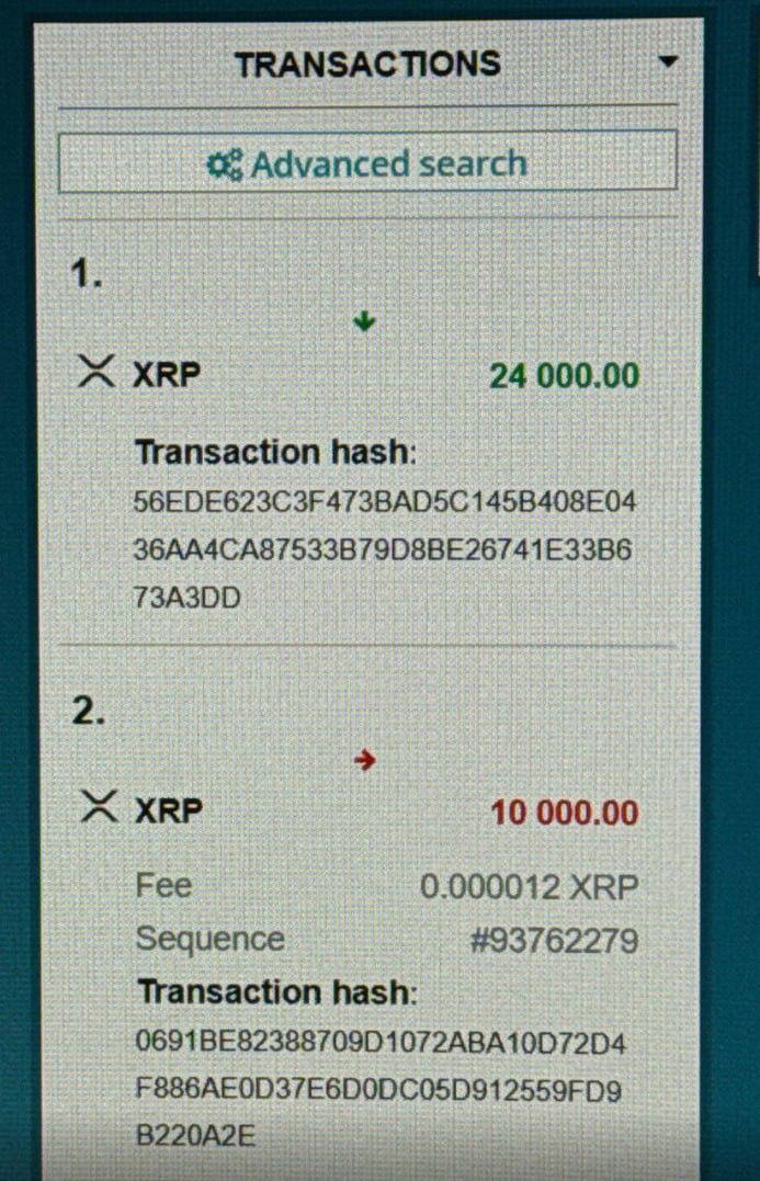 XRP Airdrop Screenshot